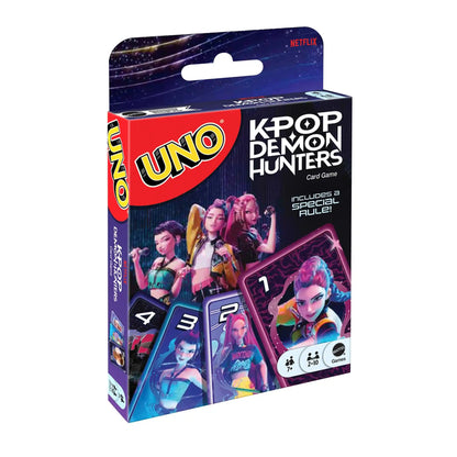 UNO JRV01 K-POP Demon Hunters Card Game with Wild Golden Honmoon