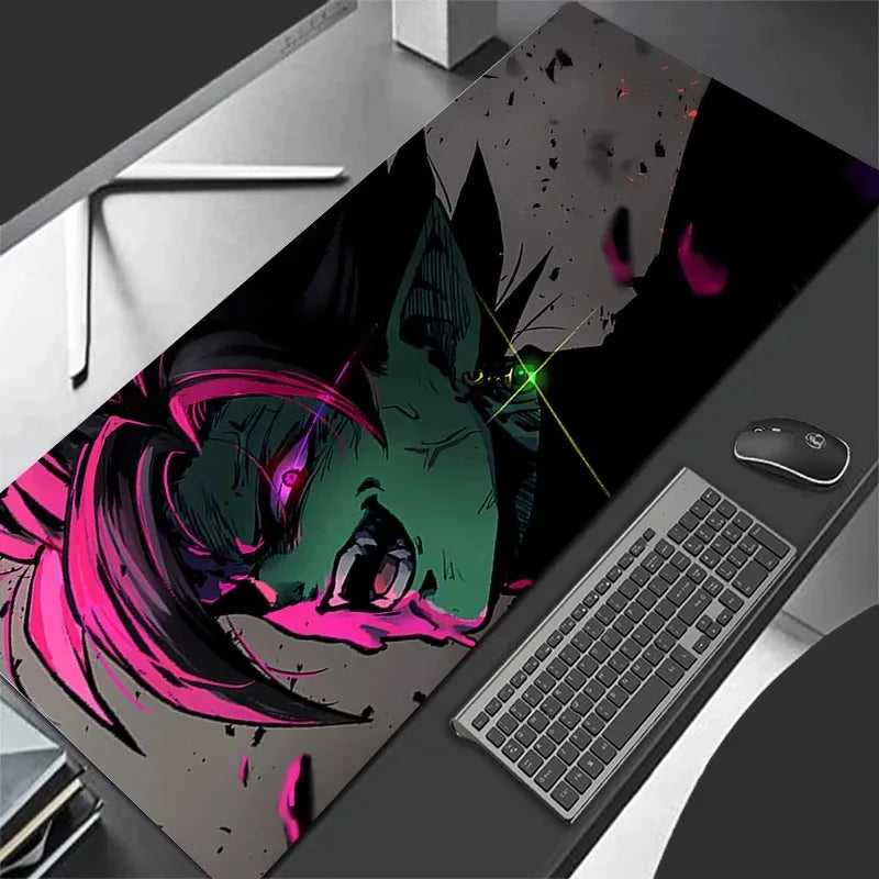Japan Cool Anime Mouse Pad Laptop Black and White Gaming Mousepad Large D-Dragoned Balls Keyboard Rug PC Gamer Cabinet Desk Mat