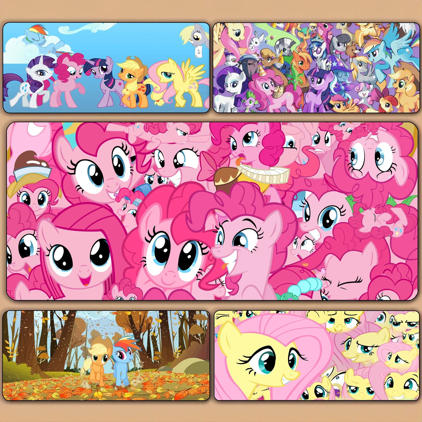 Pony Hot Little Unicorns Mousepad HD Printing Computer Gamers Locking Edge Non-slip Mouse Pad XXL90x40cm Keyboard PC Desk Pad