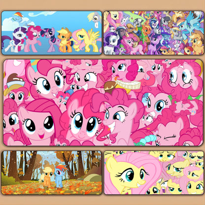 Pony Hot Little Unicorns Mousepad HD Printing Computer Gamers Locking Edge Non-slip Mouse Pad XXL90x40cm Keyboard PC Desk Pad