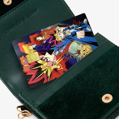 Amine Yu Gi Oh Classic Diy Credit Debit Card Sticker Party Sticker Decoration Waterproof Small Chip Card Skin Sticker