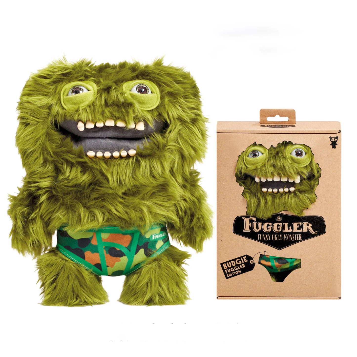 Fuggler WIDE EYED WEIRDO Soft Peluche Plush Doll Teeth Monster Ugly Cute Funny Soft Toy Chlidren Christmas Birthday Gift