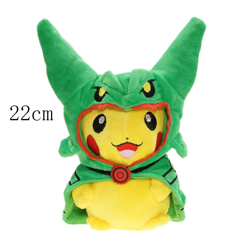 Pokemon Pikachu Morpeko Gengar Cosplay Toy Snorlax Garchomp Tyranitar Hydreigon Anime Eevee Lapras Stuffed Plush Charizard doll