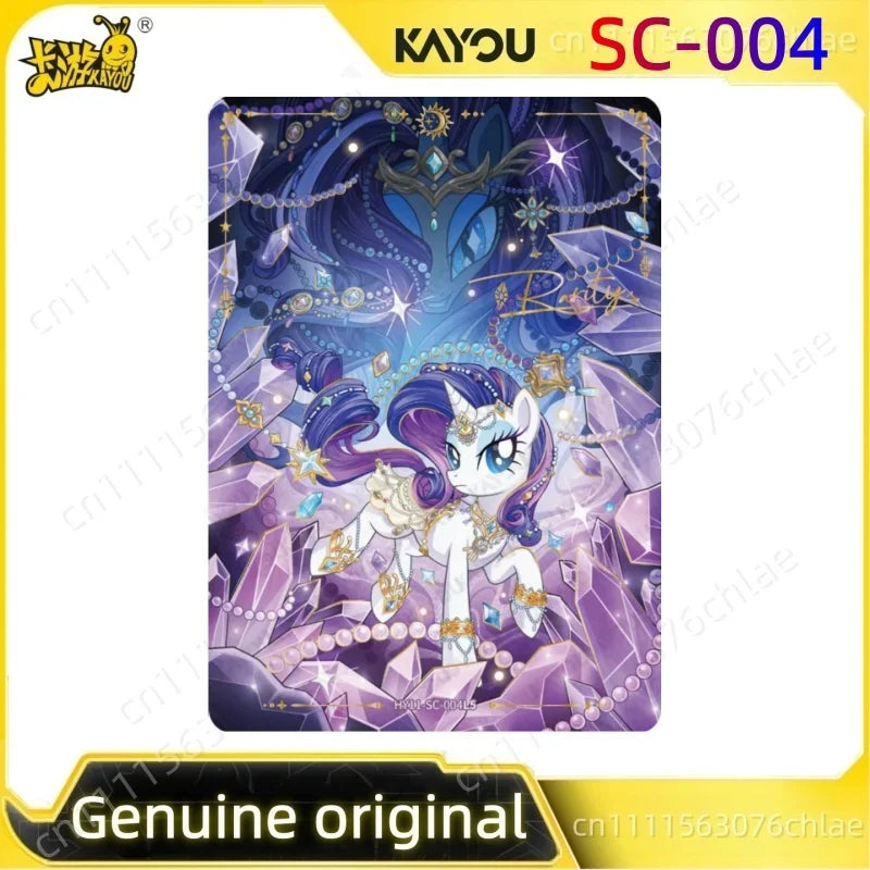 KAYOU Genuine My Little Pony Card T11W10 Friendship Eternal Card Hidden SC ZR SGR SSR Rare Collection Card Toy