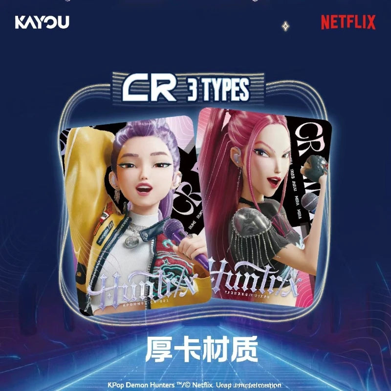 KAYOU Genuine KPop Demon Hunters Card KPop Demon Hunters‑Collectible Trading Cards‑Special Mini Edition‑001‑APAC‑Series 1‑A