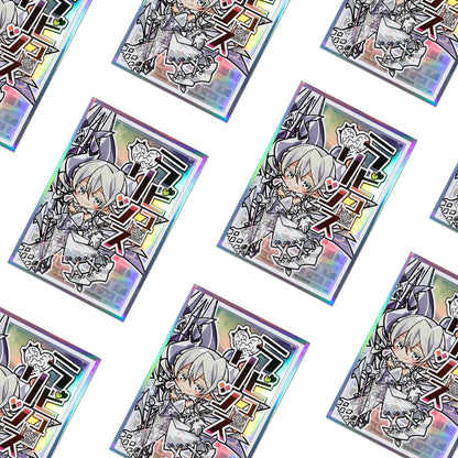 62x89mm 50PCS Anime Holographic Trading Card Sleeves Cartoon Card Sleeves Japanese Card Protector for YGO Game Cards