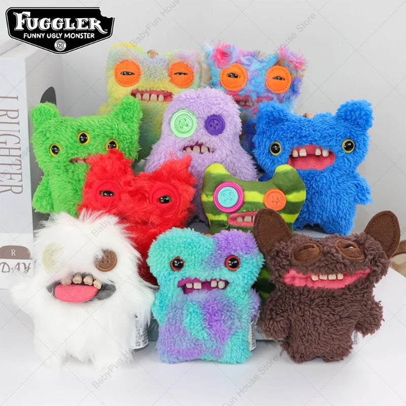 Original Fuggler Ugly Teeth Monster Plush Toy Keychain Pendant