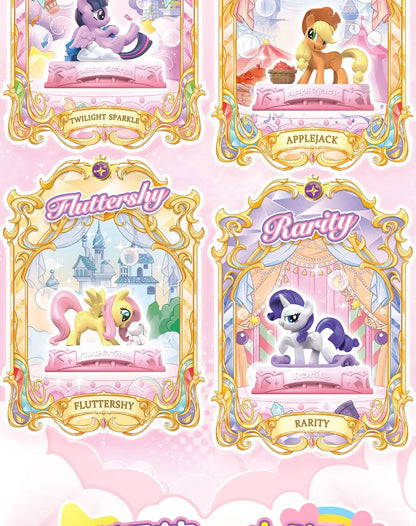 Kayou My Little Pony Magic Rubber Puppet V1 V2 V3 Trendy Blind Box Genuine Eraser Holiday Gift Ornaments