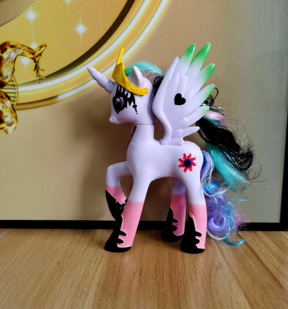 My Little Pony Toy Set Fluttershy Rainbow Dash Twilight Sparkle Princess Cadence Luna Hand Gift