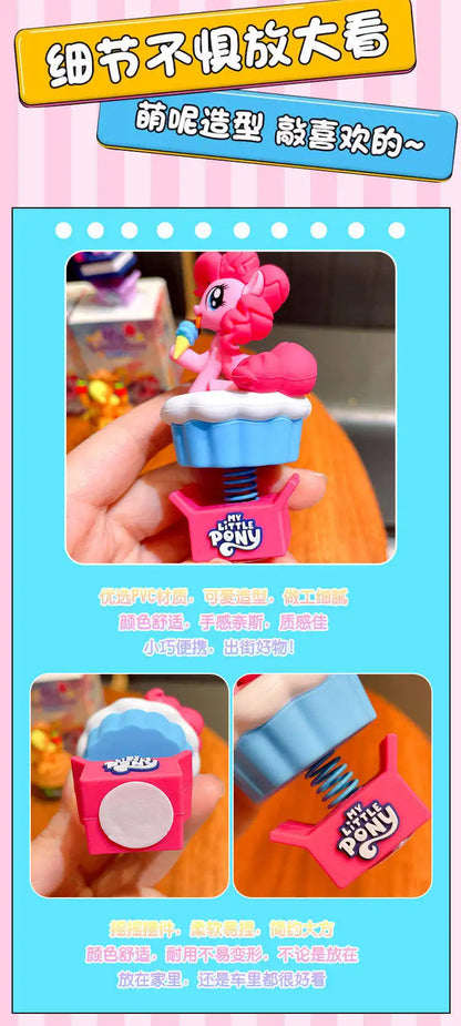 My Little Pony Twilight Sparkle Rarity Rocking Ornament Home Decor Car-mounted Accessories Stress-relieving Toys Gifts Genuine