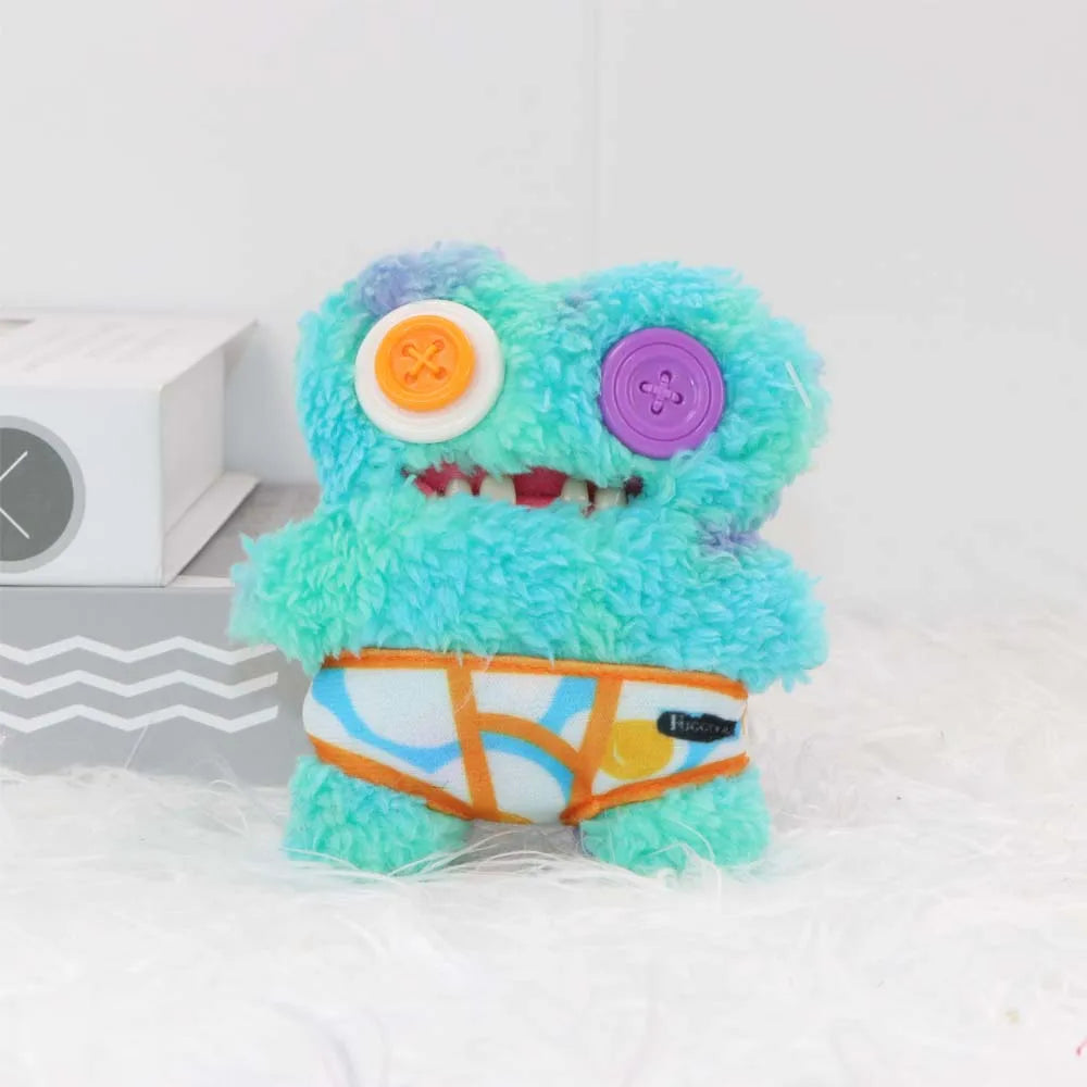 Fuggler Ugly Cute Monster Plush, 4inch Collectible Stuffed Toy, Funny Hairy Alien Doll for Fans Gift