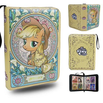 240pcs My Little Pony Card Album Book Folder Collection Zipper Binder