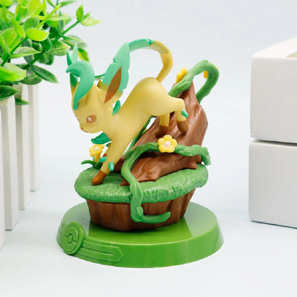 8 style Pok é mon Action Doll Pikachu Adventure Eevee Blind Box Anime Model Desktop Decorations Pok é mon Toys Boy Birthday Gift