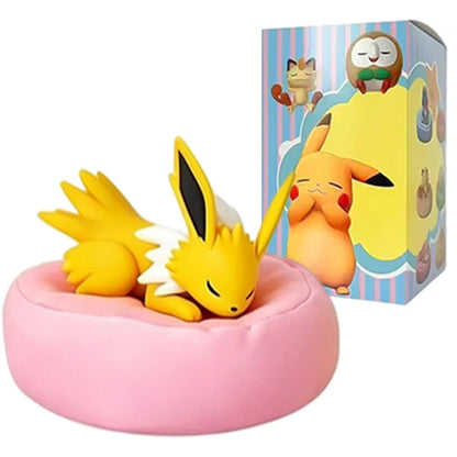 Spot Hot Anime Character Eevee Multi Form Series Blind Box Desktop Decoration Ornament Set Toy Scene Building Props Mystery Gift