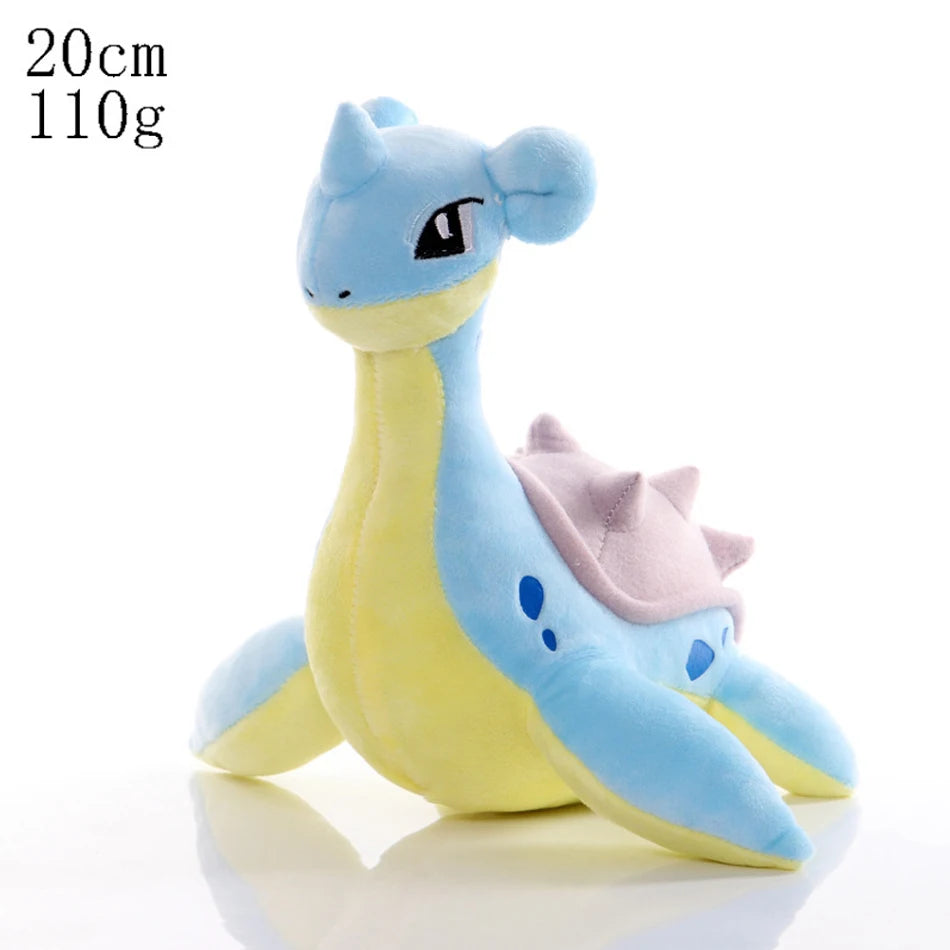 Hot Sale Pokemon Plush Dolls Set - Pikachu Charmander Bulbasaur Squirtle Psyduck Eevee Soft Stuffed Animals Peluche Toy Gifts