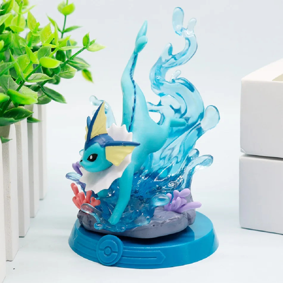 8 style Pok é mon Action Doll Pikachu Adventure Eevee Blind Box Anime Model Desktop Decorations Pok é mon Toys Boy Birthday Gift