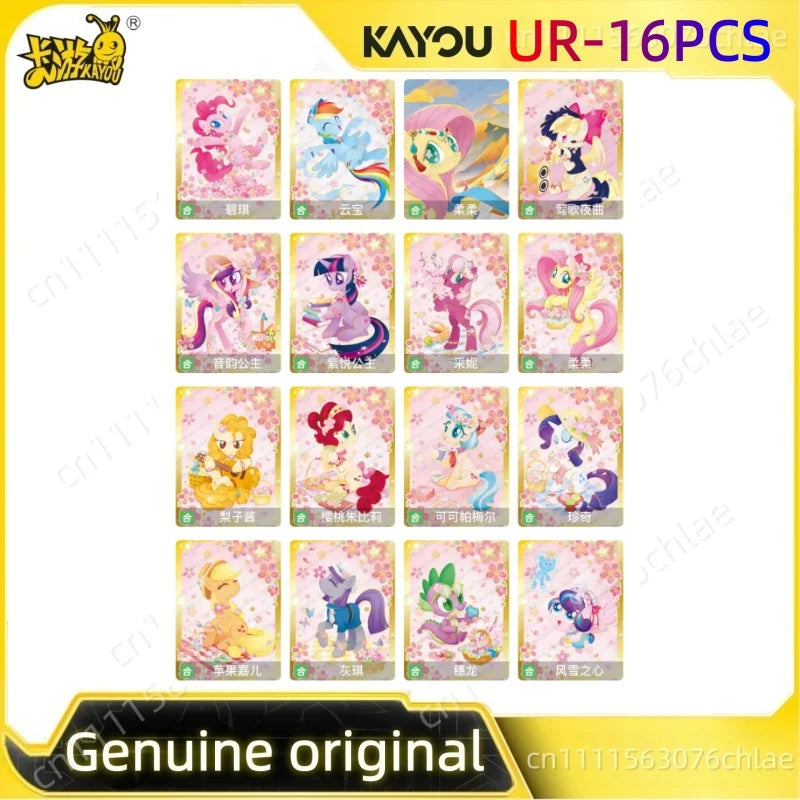 KAYOU Genuine My Little Pony Card T11W10 Friendship Eternal Card Hidden SC ZR SGR SSR Rare Collection Card Toy
