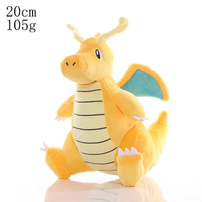 Hot Sale Pokemon Plush Dolls Set - Pikachu Charmander Bulbasaur Squirtle Psyduck Eevee Soft Stuffed Animals Peluche Toy Gifts