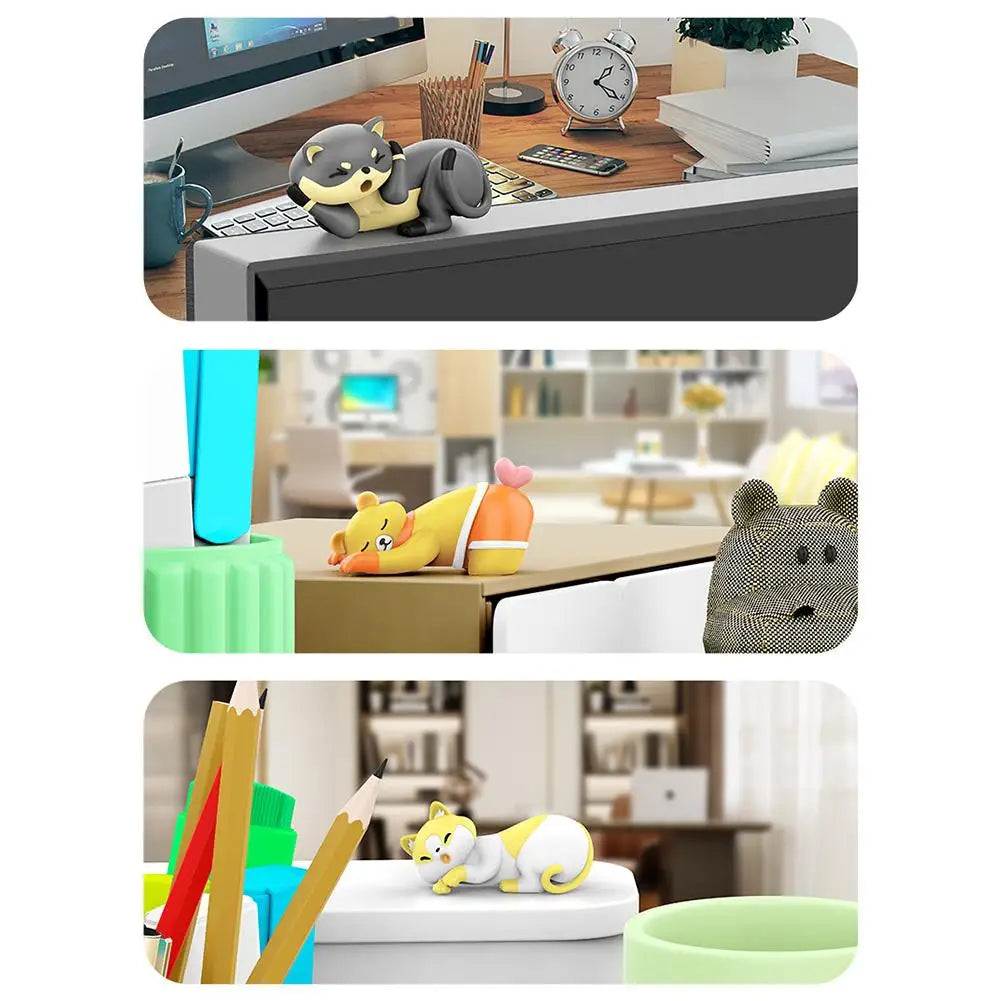 Luminous Transparent Wireless Bluetooth Three-Mode Charging Ergonomic Magnetic Doll Mouse