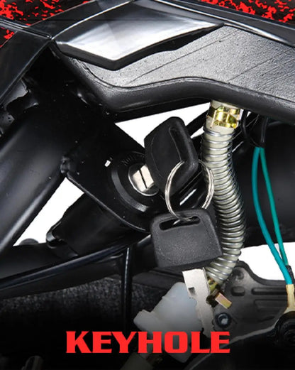 Gas Bike For Kids, Mini Dirt Bike, 49CC 2-Stroke Gas Powered Motorcycle, Shock Absorption Pocket Motorbike, Up to 25 Mph