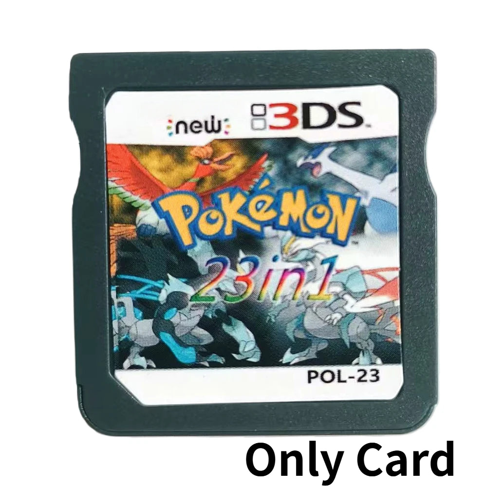 USA English Peripheral Pokemon Console Cartridge NDS Game Card 23 in 1 4300 in 1  White Box R4 Game Cards Collection Boy Gift