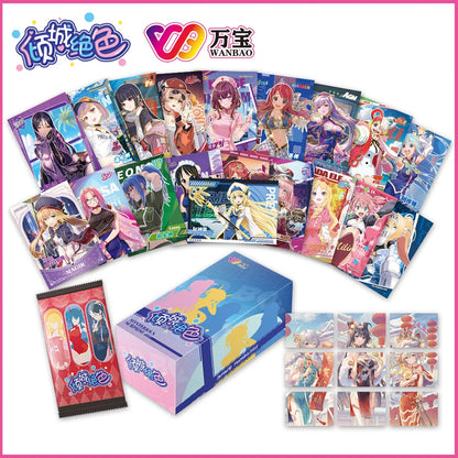 Exceedingly Beautiful Women Goddess Cards Anime Premium Spicy HOLO Booster Thick Exquisite Metal Card Games Toys Gift