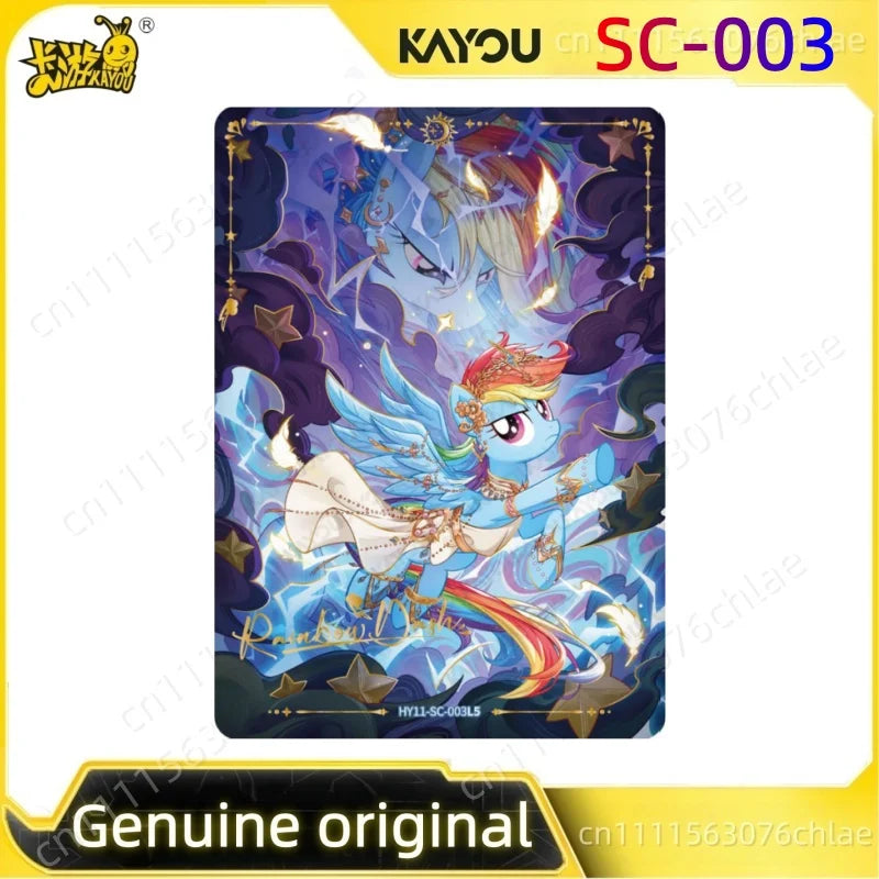 KAYOU Genuine My Little Pony Card T11W10 Friendship Eternal Card Hidden SC ZR SGR SSR Rare Collection Card Toy