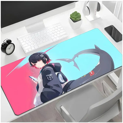 Shark Warrior Zenless Zone Zero Ellen Joe Gaming Desk Mat
