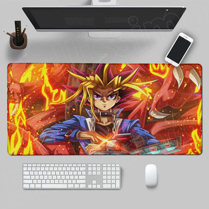 Large Mouse Pad Gamer Yu Gi Oh Mousepad Mats Gaming Pc Computer Accessories Mausepad Rubber Mat Deskmat Office Carpet Anime Desk