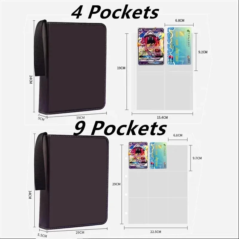 Powerpuff Girls Trading Card Binder Album High Capacity PU Leather Holder