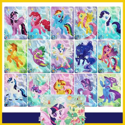 KAYOU Genuine My Little Pony Card Friendship Eternal 6 7 8 Huiyue Series SC SLR SGR UR Cute Princess Anime Collectible Cards Toy