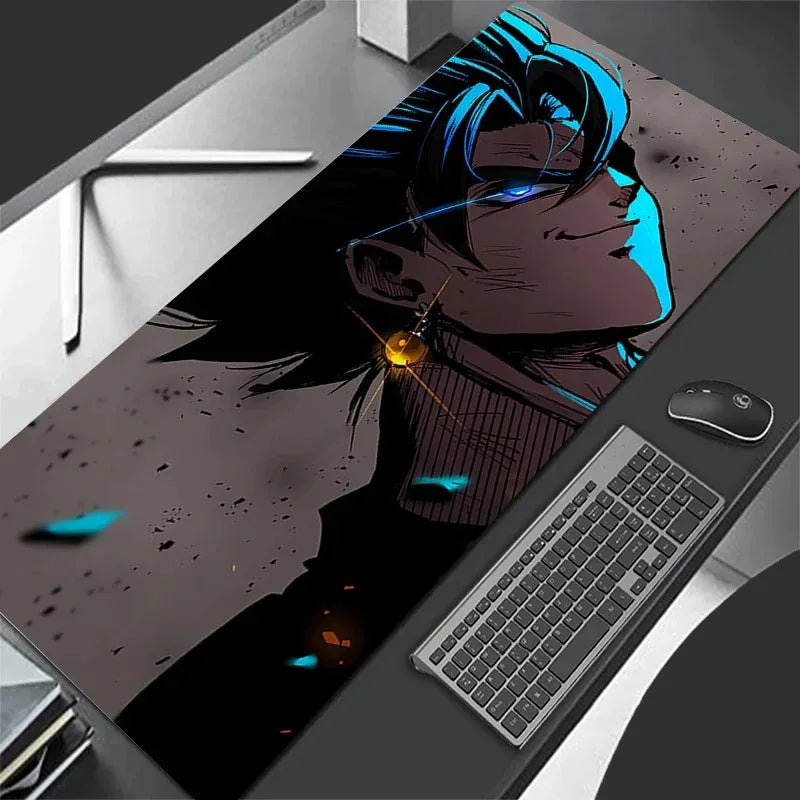Japan Cool Anime Mouse Pad Laptop Black and White Gaming Mousepad Large D-Dragoned Balls Keyboard Rug PC Gamer Cabinet Desk Mat