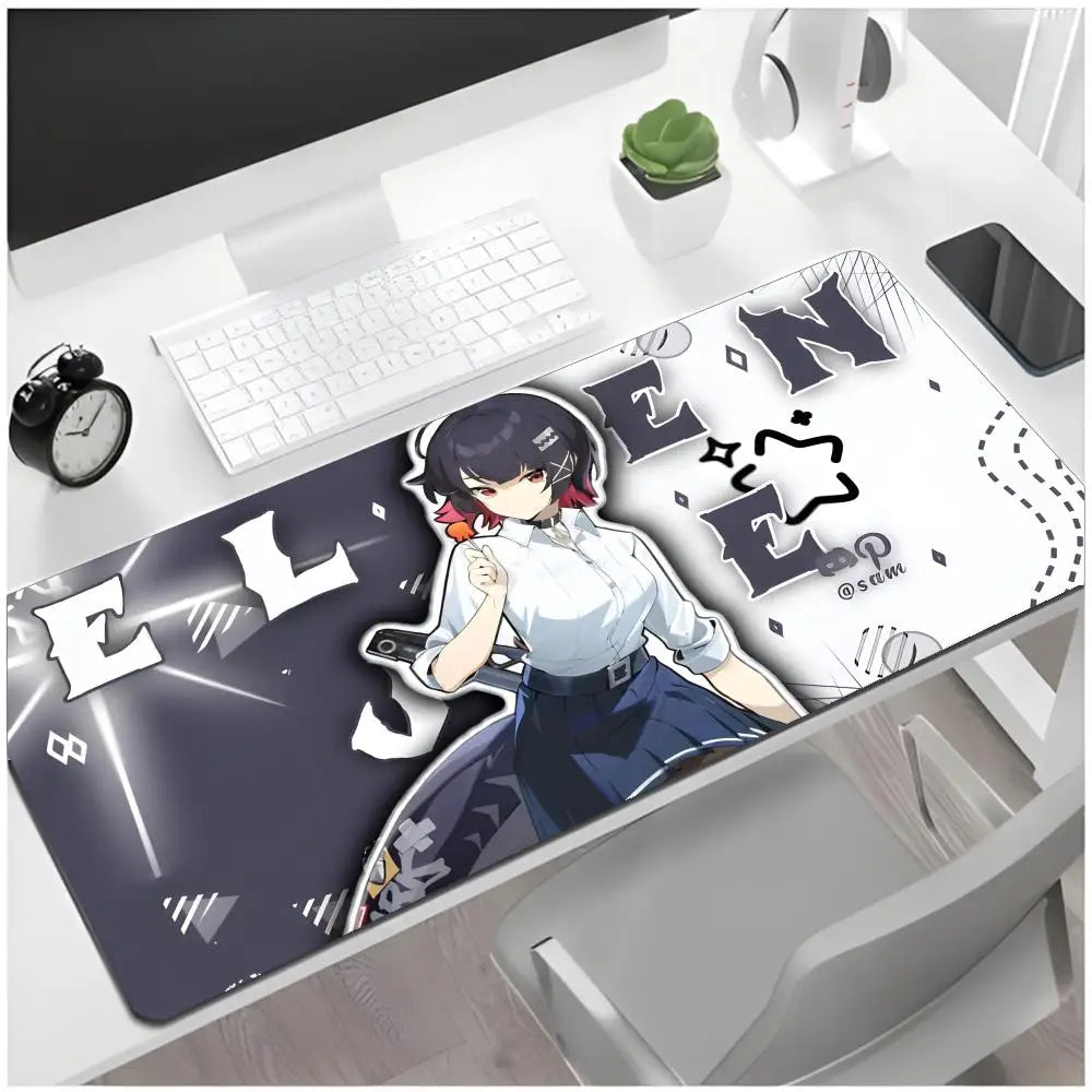 Shark Warrior Zenless Zone Zero Ellen Joe Gaming Desk Mat