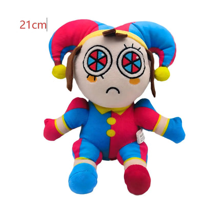 The Amazing Digital Circus Plush Clown Ragatha Pomni Cartoon Jax Doll Joker Plush Soft Stuffed Sofa Decorate Christmas Gifts
