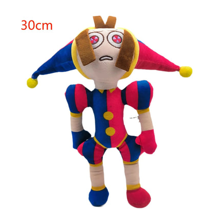 The Amazing Digital Circus Plush Clown Ragatha Pomni Cartoon Jax Doll Joker Plush Soft Stuffed Sofa Decorate Christmas Gifts