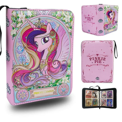 240pcs My Little Pony Card Album Book Folder Collection Zipper Binder