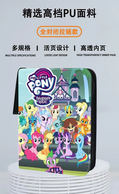 400 My Little Pony Anime Cartoon Album Book Game Card Collection Binder Children’s Toy Large Capacity Business Card Holder Gift