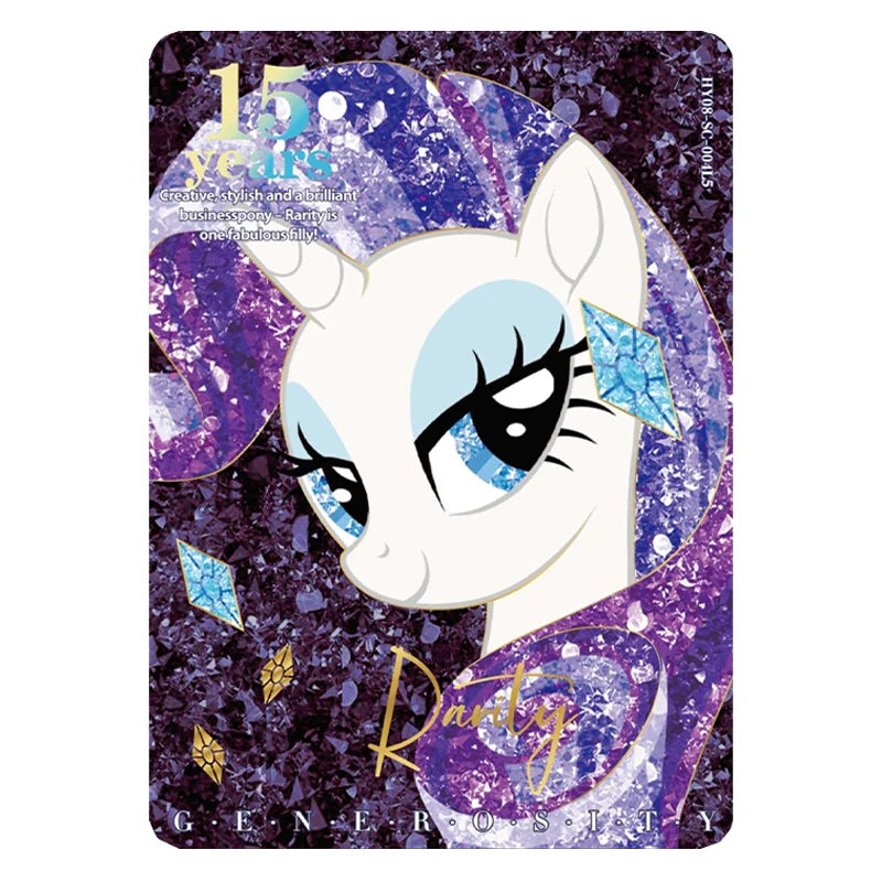 KAYOU Genuine My Little Pony Card Friendship Eternal 6 7 8 Huiyue Series SC SLR SGR UR Cute Princess Anime Collectible Cards Toy