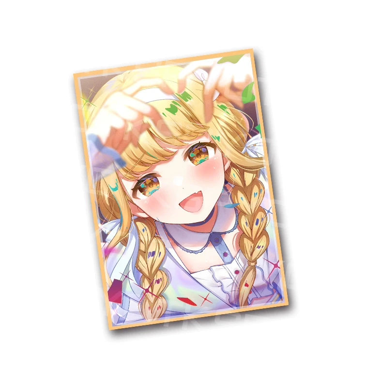 60Pcs/pack PTCG Mix Anime Collect Card Sleeves Cute Alisa Firefly Robin Collect Battle Cards Decoration Card Sleeves 63X90MM