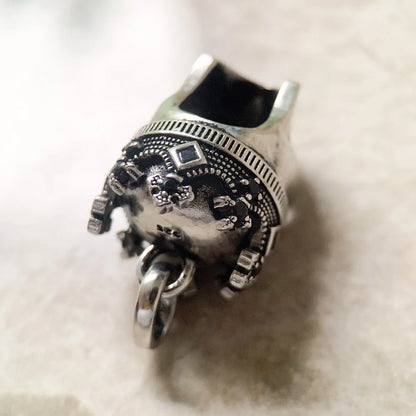 Pendant Sword With Crown Skull Knight Window New Fine Jewelry Europe Style 925 Sterling Silver Protection Gift For Women Men