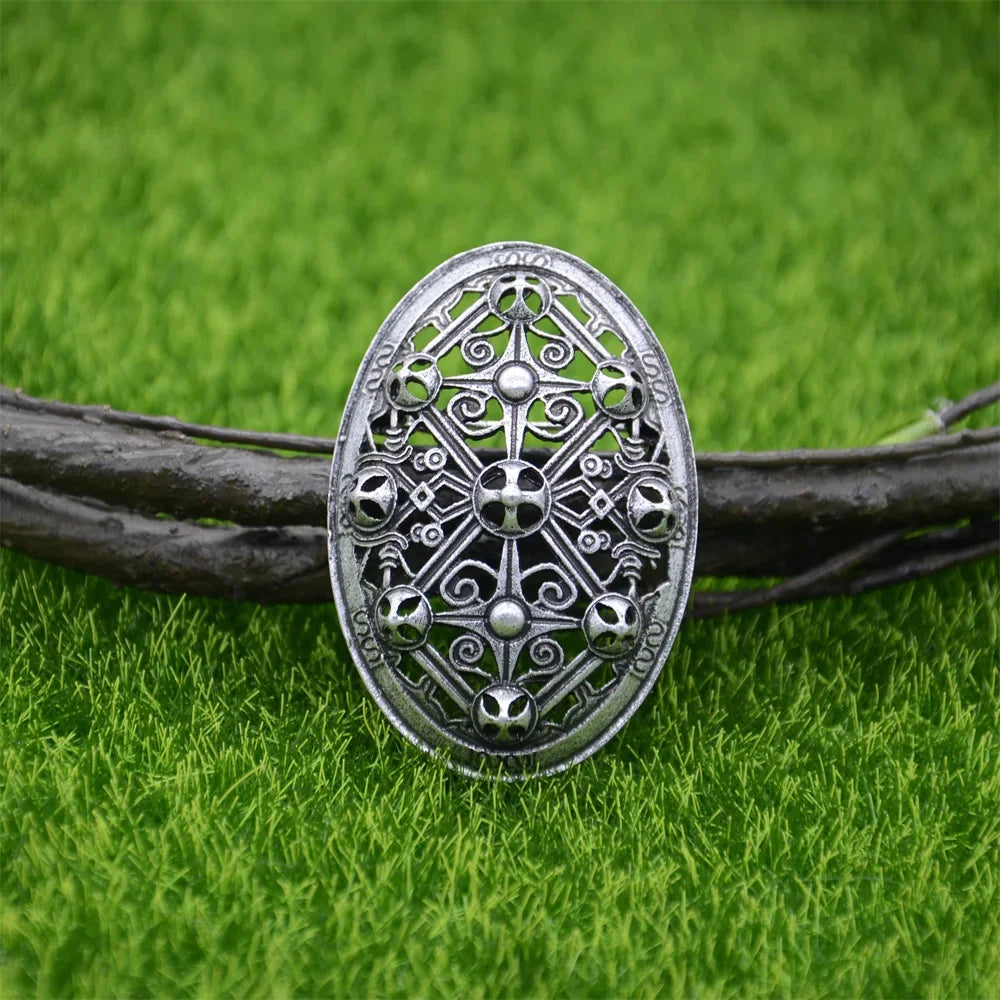 Nostalgia 1Pcs Retro Sweden Norse Viking Brooches Badge Suit Shirt Clothing Jewelry Brosch Talisman