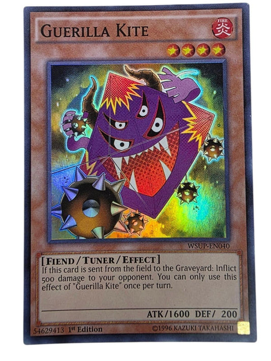 Guerilla Kite 1st Edition Super Rare Yu-Gi-Oh! card.