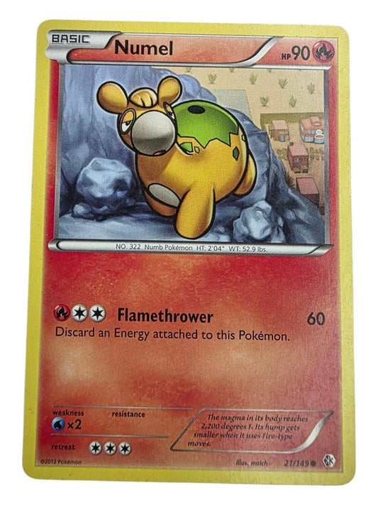 Numel 21/149 Pokémon trading card from Boundaries Crossed.
