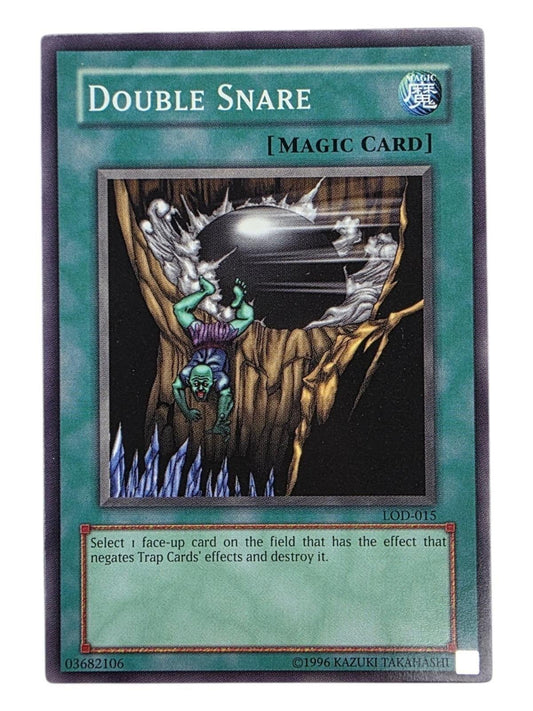 Yu-Gi-Oh! Double Snare Magic Card from Legacy of Darkness.
