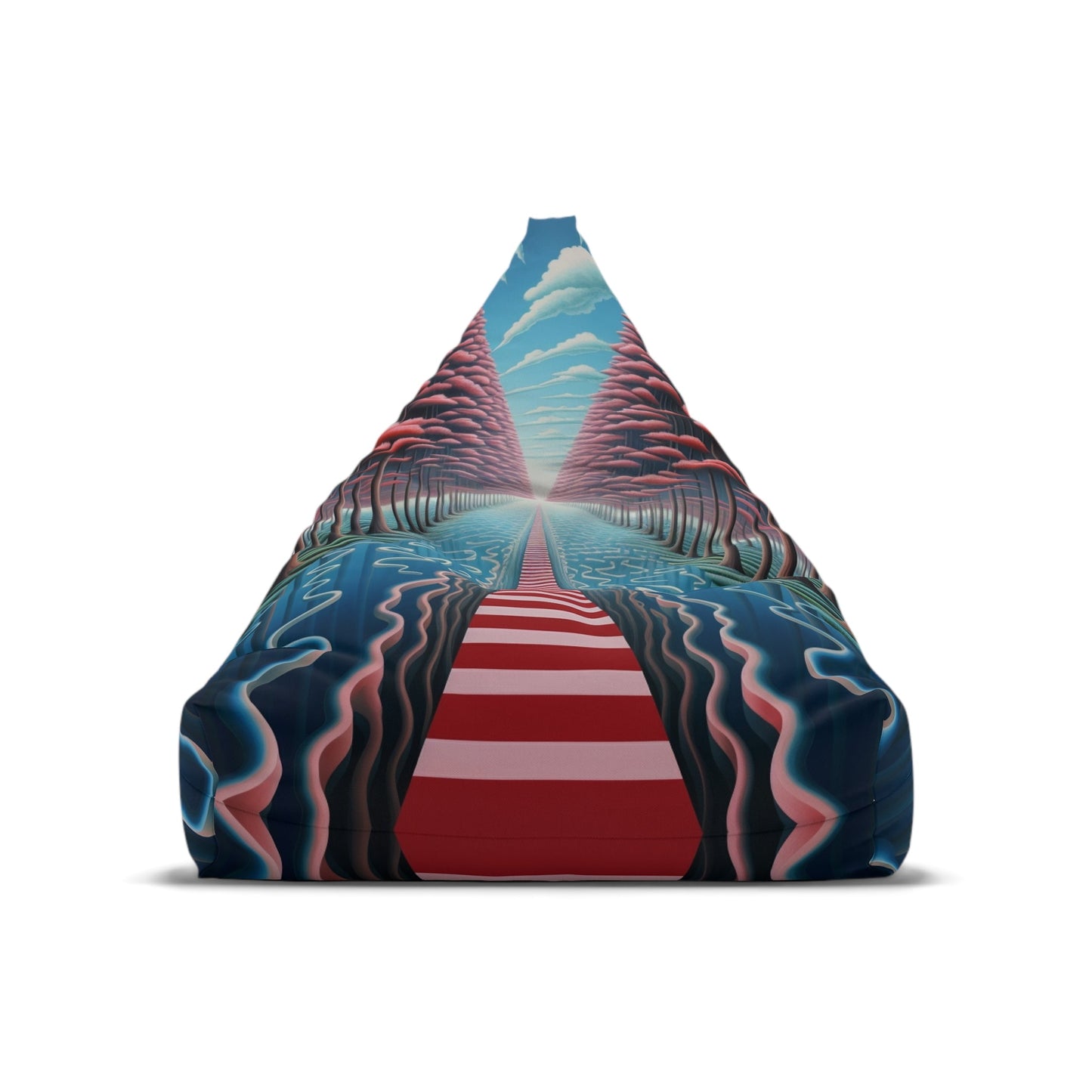 Abstract Delusions Bean Bag Chair Cover - The Elevated Existence