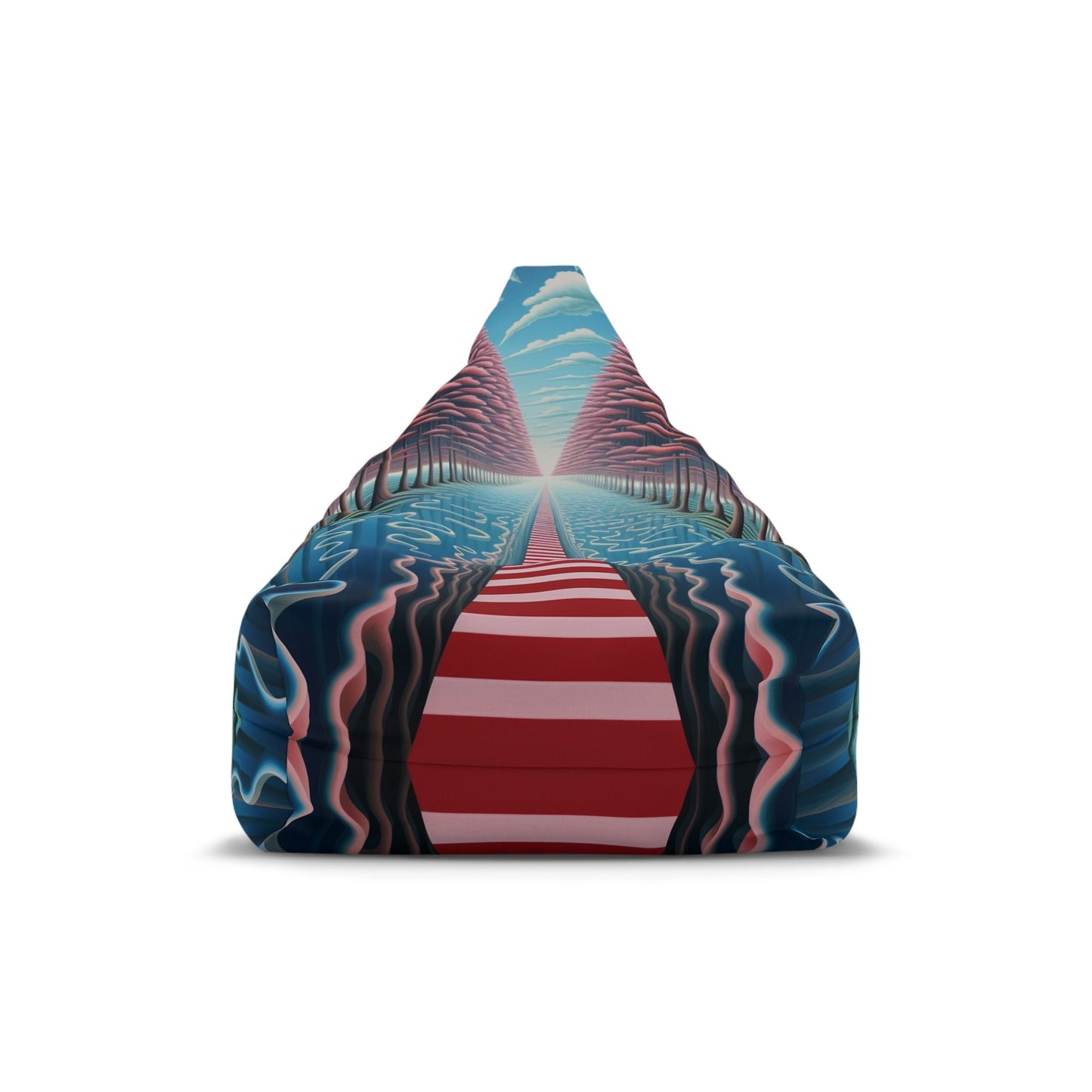 Abstract Delusions Bean Bag Chair Cover - The Elevated Existence