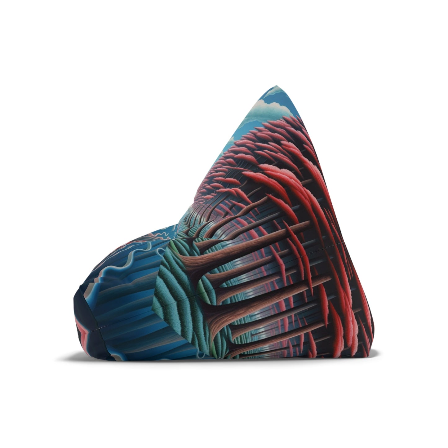 Abstract Delusions Bean Bag Chair Cover - The Elevated Existence