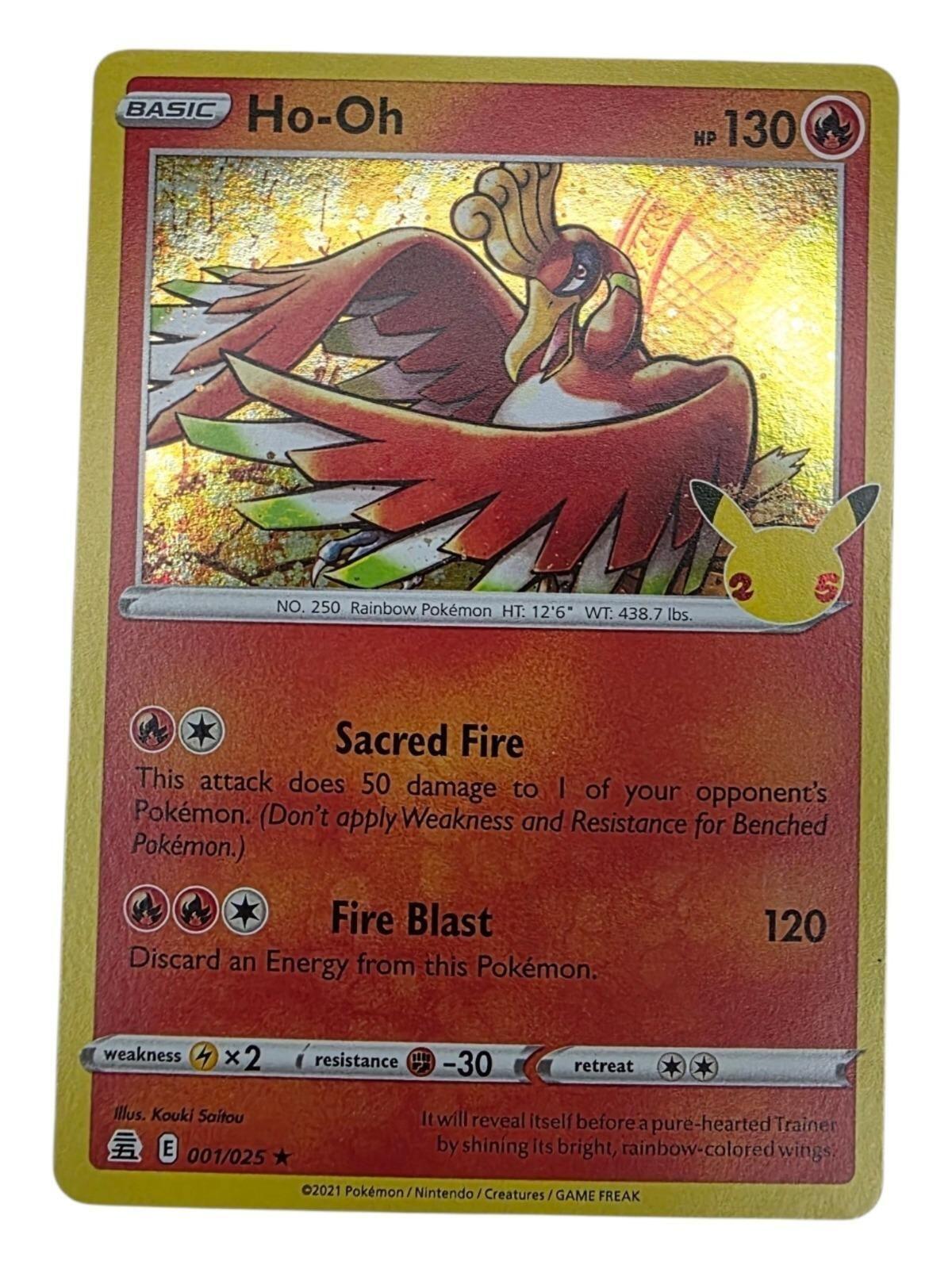 Ho-Oh Holo Rare Celebrations 001/025 LP
