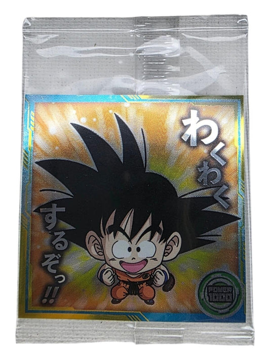 PSA Gradable Japan Exclusive Holographic Dragonball Wafer (SEALED)  Chibi Goku