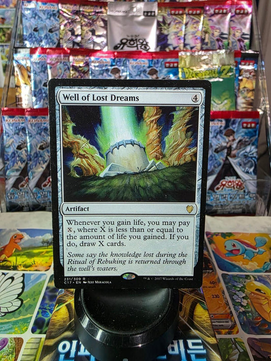 Well of Lost Dreams artifact card from Magic: The Gathering Commander 2017.